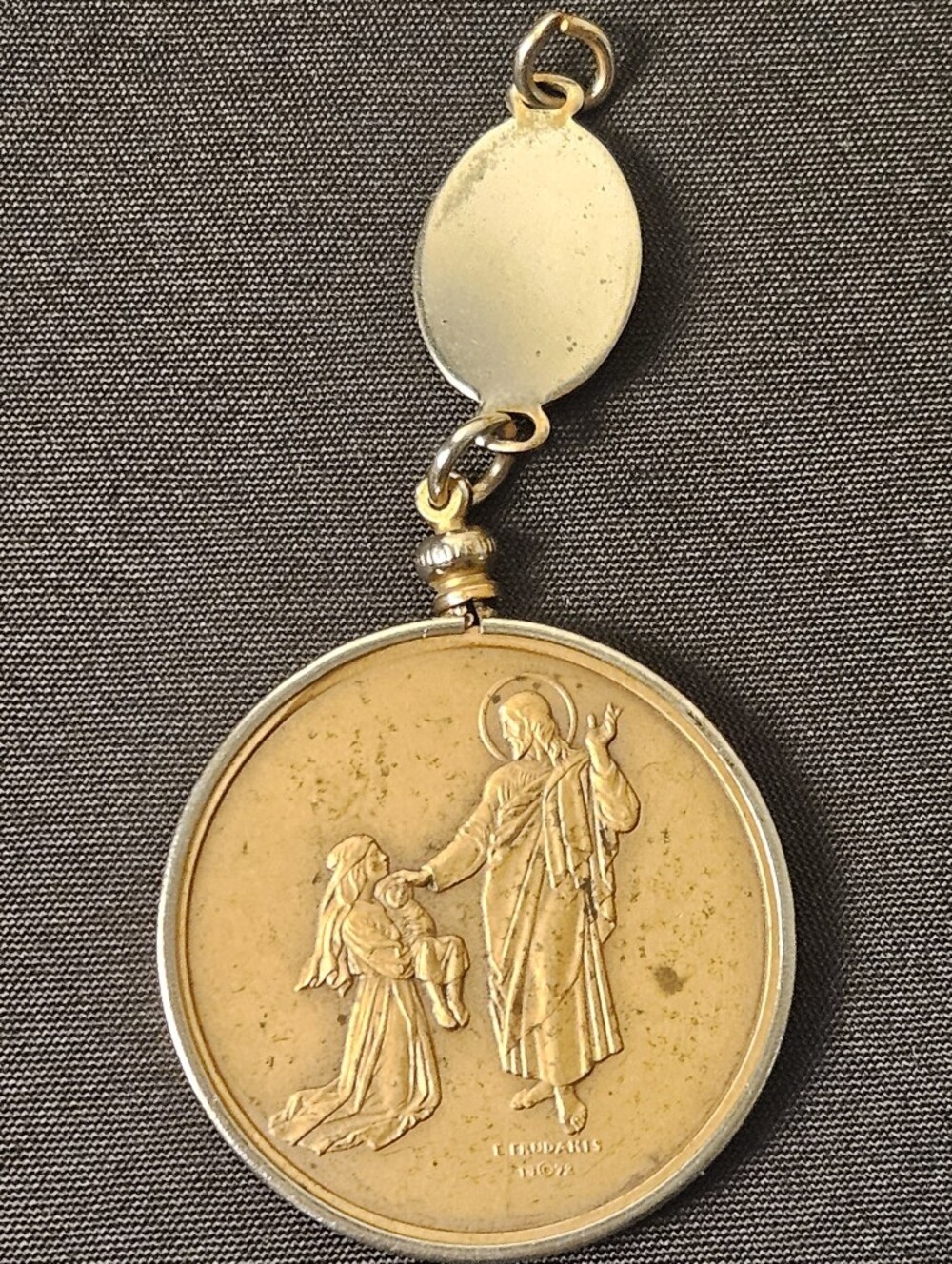 1972 Kathryn Kuhlman Commemorative Coin Keychain Medallion Evangelos Frudakis - Picture 2 of 10